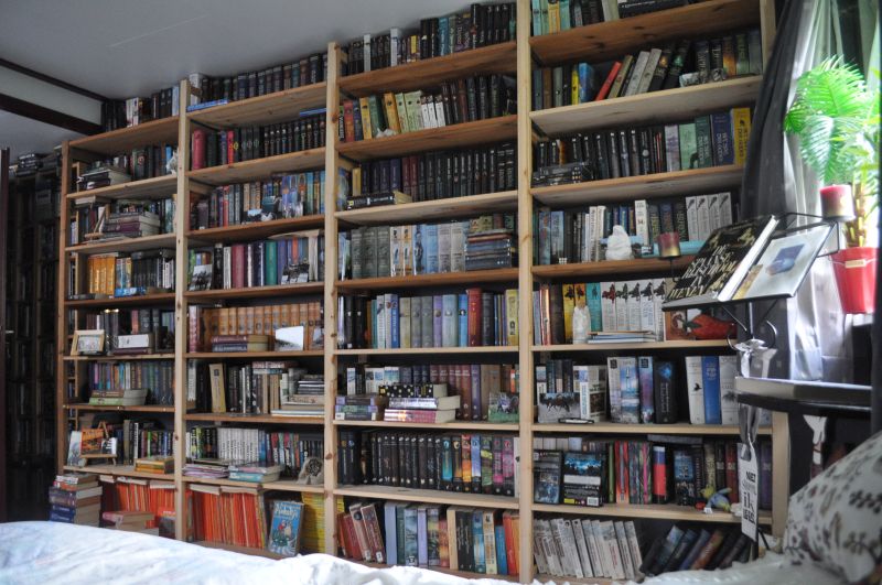 Een van onze boekenkasten
